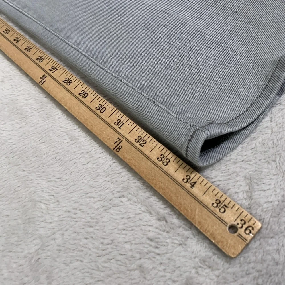 Banana Republic The Traveler Jeans Mens 36x34 (Tag 34x34) Gray Slim Stretch
